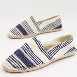 NWT ASOS design espadrilles in stripes